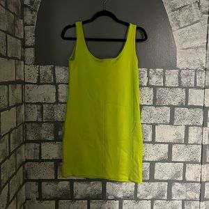 Green mini dress✅